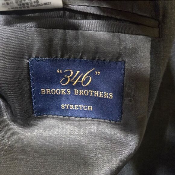 Brooks brothers 346 stretch wool pinstripe blazer size 44L - Picture 14 of 14